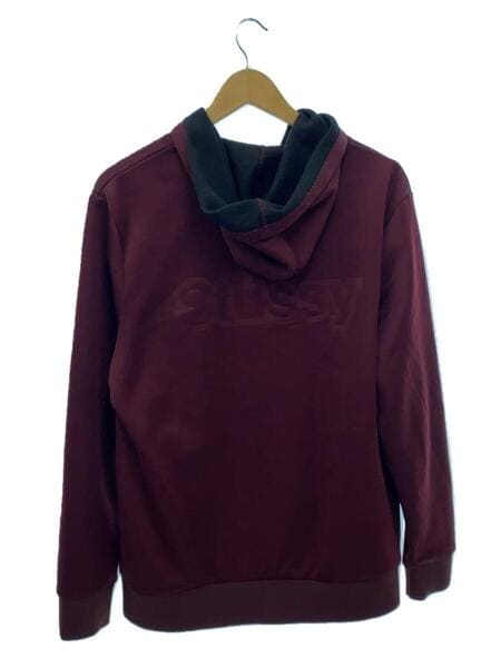STUSSY(ステューシー) / ジップパーカー/S/ポリエステル/ボルドー 