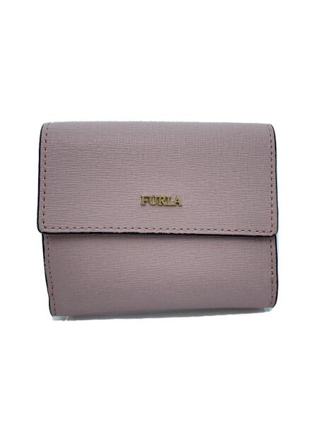 FURLA(フルラ) / BABYLON WALLET コンパクト/3つ折り財布/レザー/PNK 