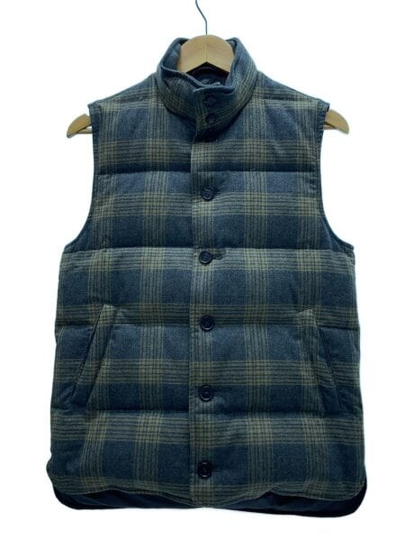 CARRARO(カラッロ) / ダウンベスト/--/ウール/GRY/チェック/114-75 