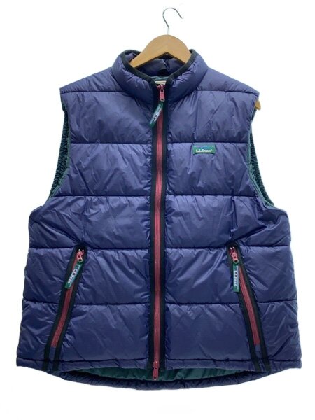 L.L.Bean(エルエルビーン) / ダウンベスト/L/ナイロン/NVY/3575-4037 