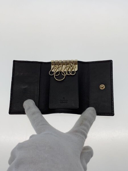 GUCCI◇キーケース/レザー/BLK/メンズ 【公式通販】
