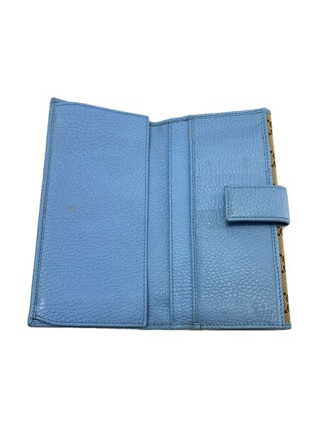 GUCCI(グッチ) / 長財布_GGキャンバス/キャンバス/ブルー/総柄 | 中古 