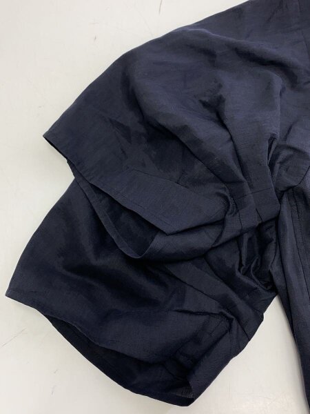 IENA(イエナ) / 7分袖ブラウス/FREE/リネン/ネイビー/無地/25-050-900