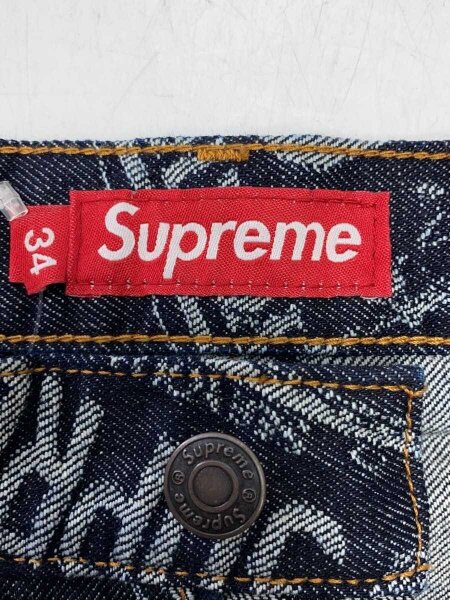 Supreme(シュプリーム) / license plate baggy jeans/ボトム/34/デニム 