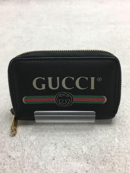 GUCCI(グッチ) / コインケース_GUCCIプリント/レザー/BLK/メンズ