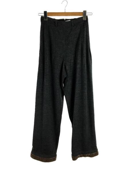 YOHJI YAMAMOTO(ヨウジヤマモト) / FEMME/90s/裾ベロア/ワイドパンツ 