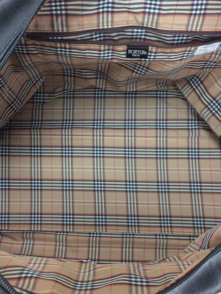 PORTER(ポーター) / ポーター/CERVINO/2wayボストンバッグ/レザー/BLK