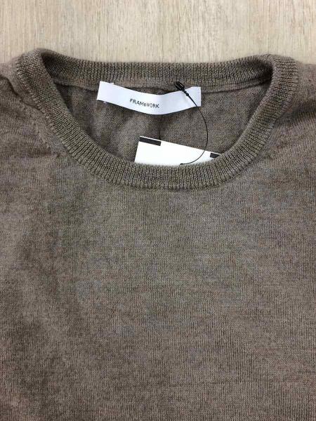 Framework フレームワーク 長袖ワンピース ウール Brw 無地 19年モデル Web限定 セカンドストリート 衣類 家具 家電等の買取と販売ならセカンドストリート お問い合わせ番号