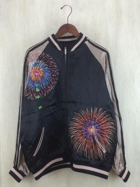 花旅楽団 スカジャン レーヨン100% リバーシブル XXL 【公式通販】