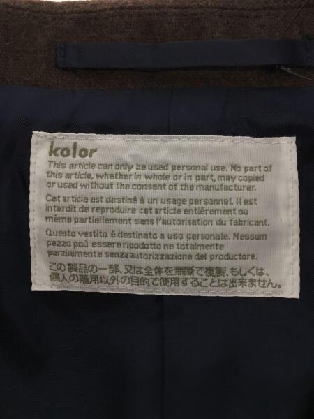 kolor(カラー) / ラギッドサージアシンメトリーコート/3/ウール/19WCM