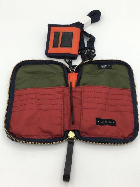 PORTER(ポーター) / ×MARNI/ZIP WALLET WITH SHOULDER STRAP/財布/GRN 