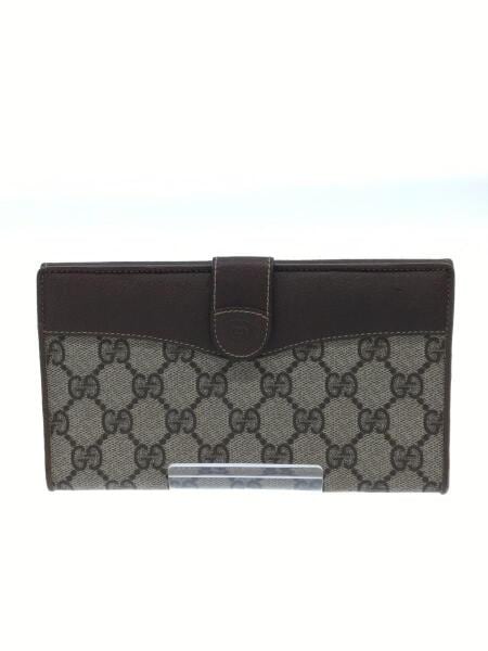 GUCCI グッチ レザー 二つ折り財布【未使用品】 GUCCI(グッチ) / 2つ折り財布/PVC/BRW/レディース/035043 | 中古品の