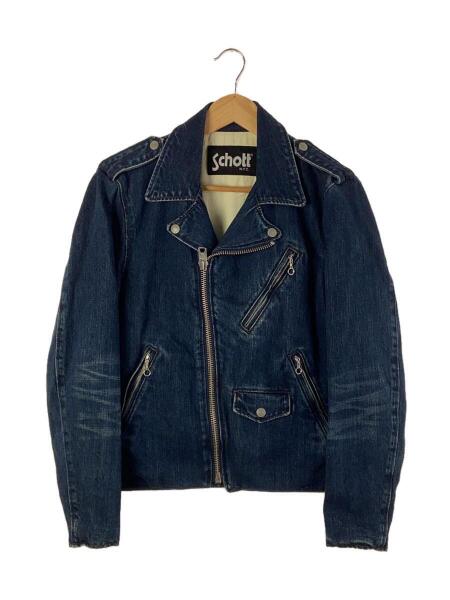Schott デニム ライダースジャケット　【M】 Schott デニム ライダースジャケット 【M】