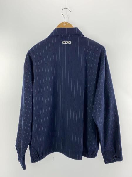 STUSSY(ステューシー) / PIN STRIPED BING JACKET/XL/ポリエステル/NVY 
