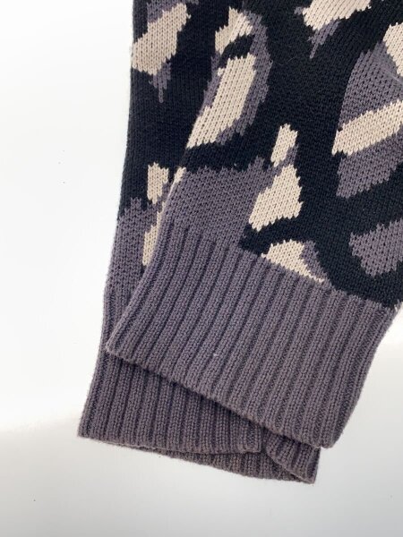 DANKE SCHON / 21AW/トライバルコットンニット/FREE/コットン/BLK/カモフラ/21A-KNL008 DANKE SCHON(ダンケシェーン) / 21AW/トライバルコットンニット/FREE
