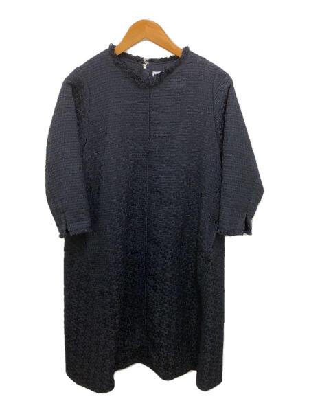 SHIPS any(シップスエニィ) / タグ付き/スラブツイードワンピース/NAVY  