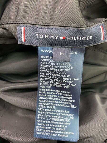 TOMMY HILFIGER(トミーヒルフィガー) / スタジャン/M/ナイロン/BLK 