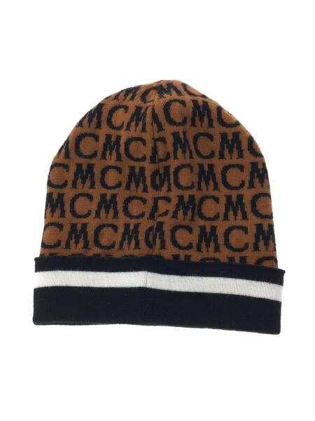 MCM(エムシーエム) / ニットキャップ/--/ウール/BRW/総柄/メンズ 