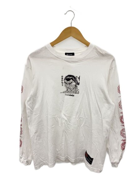 subciety(サブサエティ) / 長袖Tシャツ/L/コットン/WHT | 古着の販売 