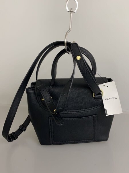 POLENE(ポレーヌ) / ショルダーバッグ/レザー/BLK/無地/11554 | 中古品