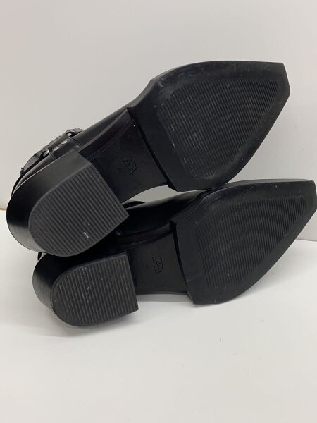 ZARA(ザラ) / ハーネス付きラスティックブーツ/ブーツ/41/BLK/2012/520