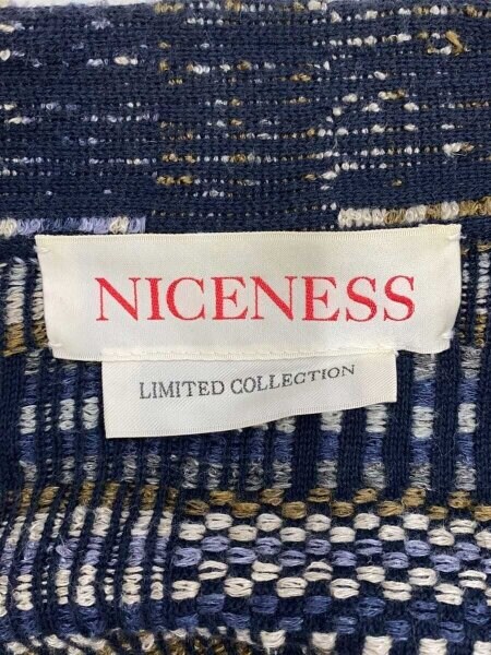 NICENESS WEAVER カーディガン NICENESS(ナイスネス) / カーディガン(厚手)/L/コットン/マルチカラー