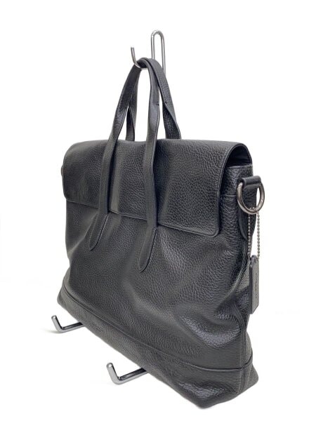 COACH(コーチ) / 角スレ有/ブリーフケース/レザー/BLK/F75757// | 中古