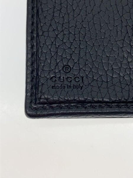 GUCCI(グッチ) / 2つ折り財布/レザー/BLK/メンズ/574744 | 中古品の
