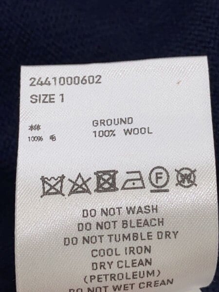 SUGARHILL(シュガーヒル) / 24SS/ZIP-UP LINE KNIT POLO SHIRT/ニット