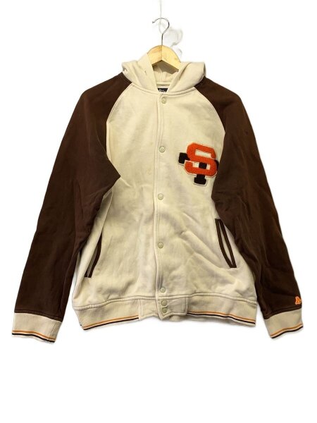 STUSSY(ステューシー) / OLD/90s/スタジャン/L/コットン/BEG/紺タグ 