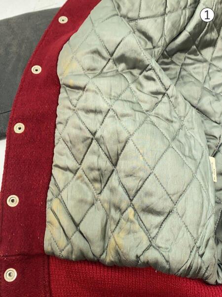 GOLDEN BEAR(ゴールデンベアー) / スタジャン/M/ウール/RED | 古着の