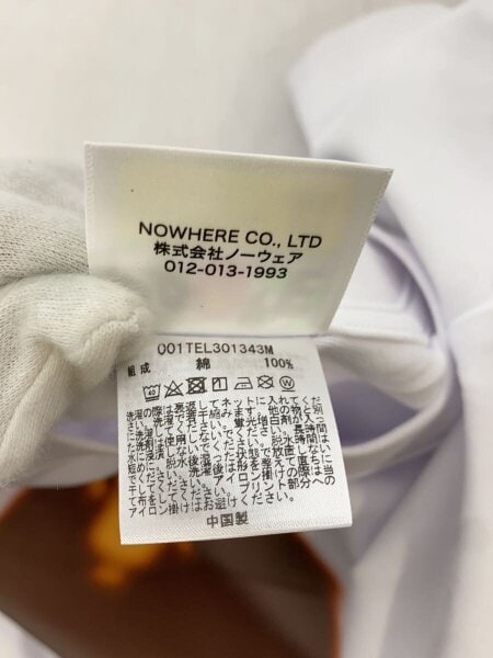 A BATHING APE(アベイシングエイプ) / Tシャツ/XL/コットン/WHT/無地