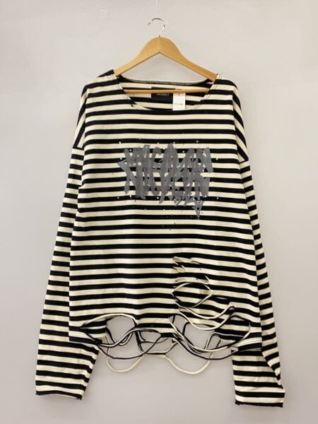 GRANCY(グランシー) / 長袖Tシャツ/L/コットン/WHT/ボーダー/GRAls806 
