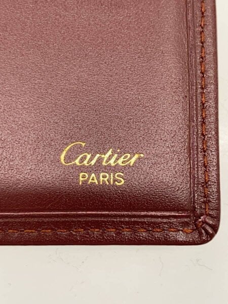 94.【超美品】Cartierカルティエ 長財布 ボルドーレザー カード・箱付 