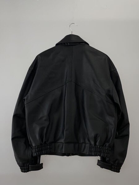 ZARA(ザラ) / レザージャケット・ブルゾン/38/フェイクレザー/BLK/無地
