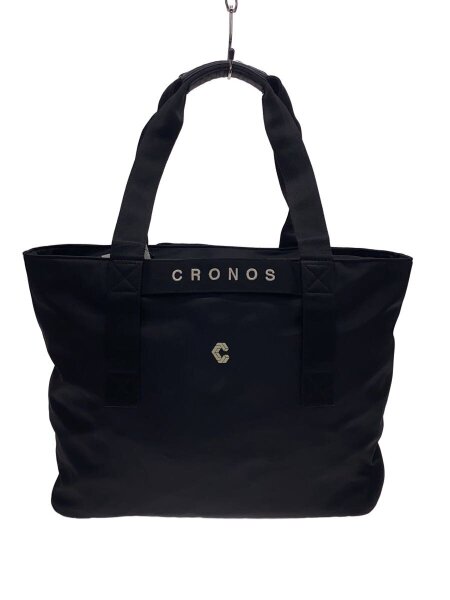 完売品　クロノス　ブラック　トートバッグ　CRONOS カートバッグ　美品 CRONOS(クロノス) / トートバッグ/ポリエステル/BLK// | 中古品の販売