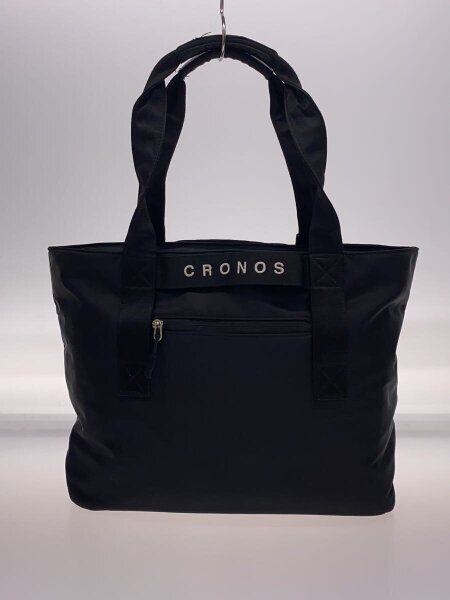 完売品　クロノス　ブラック　トートバッグ　CRONOS カートバッグ　美品 CRONOS(クロノス) / トートバッグ/ポリエステル/BLK// | 中古品の販売