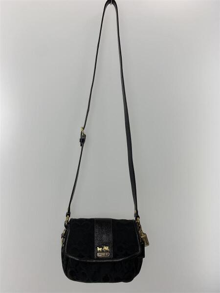 COACH(コーチ) / COACH/コーチ/ショルダーバッグ/キャンバス/ブラック 