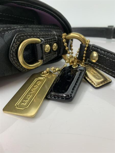 COACH(コーチ) / COACH/コーチ/ショルダーバッグ/キャンバス/ブラック 