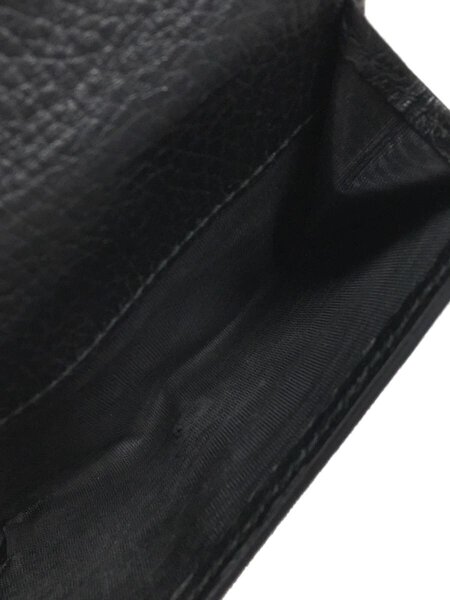 グッチ GUCCI 二つ折り財布 レザー 598167 GUCCI(グッチ) / 2つ折り財布/レザー/BLK/無地/メンズ/598167// | 中古