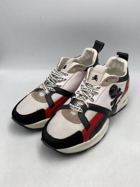 PHILIPP PLEIN(フィリッププレイン) / ローカットスニーカー/US8/WHT 