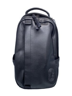 COACH◆ウエストバッグ/レザー/BLK/無地/F37594 COACH コーチ レザー ウエスト ポーチ ショルダー バッグ シグネチャー柄 ブラック系 ブラウン系中古