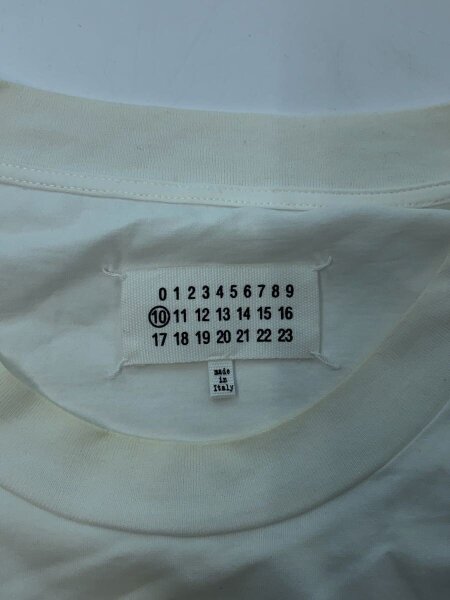 Maison Margiela / Tシャツ/コットン/WHT/プリント/S50GC0577 Maison Margiela(メゾンマルジェラ) / Tシャツ/コットン/WHT/プリント