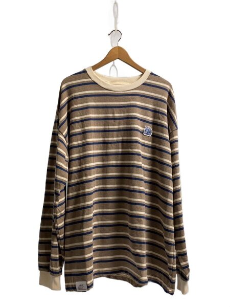 LIBERE(リベーレ) / 長袖Tシャツ/L/コットン/BRW/ボーダー// | 古着の 