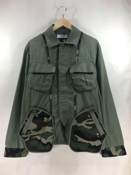 FACETASM ファセッタズム CAMO MIX M-65 ミリタリーシャツ｜トップス