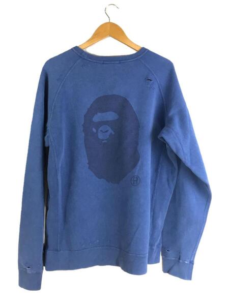 A BATHING APE(アベイシングエイプ) / ダメージ加工/スウェット/XXL 