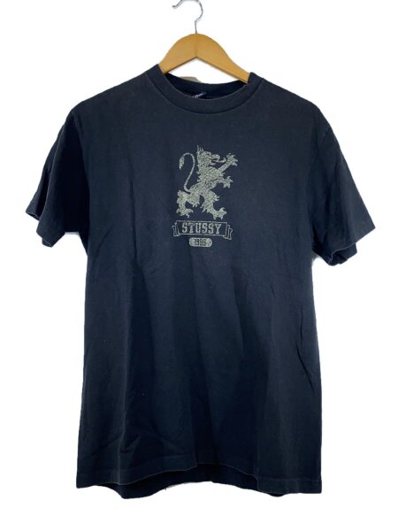 STUSSY ステューシー Tシャツ USA製 M ブラック　90年代 STUSSY(ステューシー) / Tシャツ/M/コットン/BLK/プリント/90S/OLD/USA