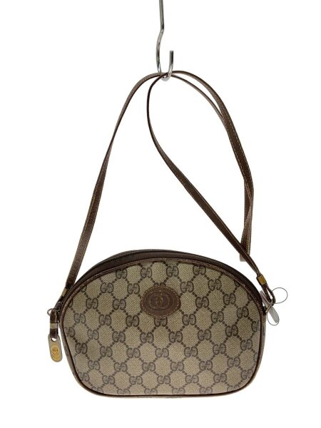 GUCCI(グッチ) / ショルダーバッグ/PVC/BEG/オールドグッチ/縁ワレ 