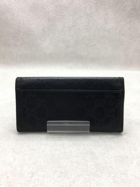 GUCCI(グッチ) / グッチシマ/シェリーライン/長財布/レザー/BLK/総柄 