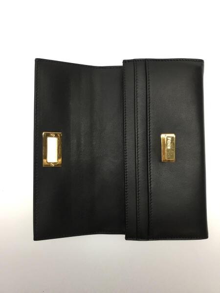 FENDI(フェンディ) / ピーカブー/長財布/レザー/BLK/無地/メンズ 